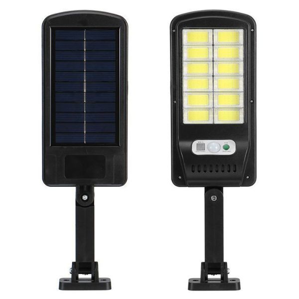 160LED Luz De Rua Solar Impermeável Sensor De Luz De Rua Elétrico