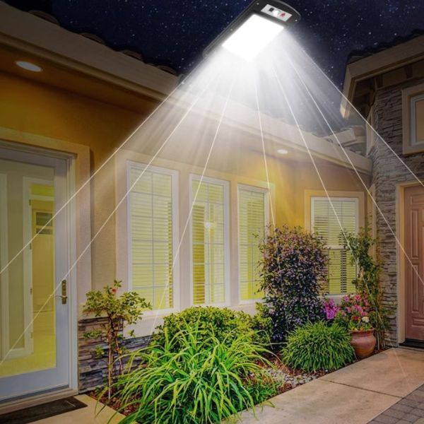 Luz De Rua Solar Impermeável Sensor De Luz De Rua Elétrico 160LED 