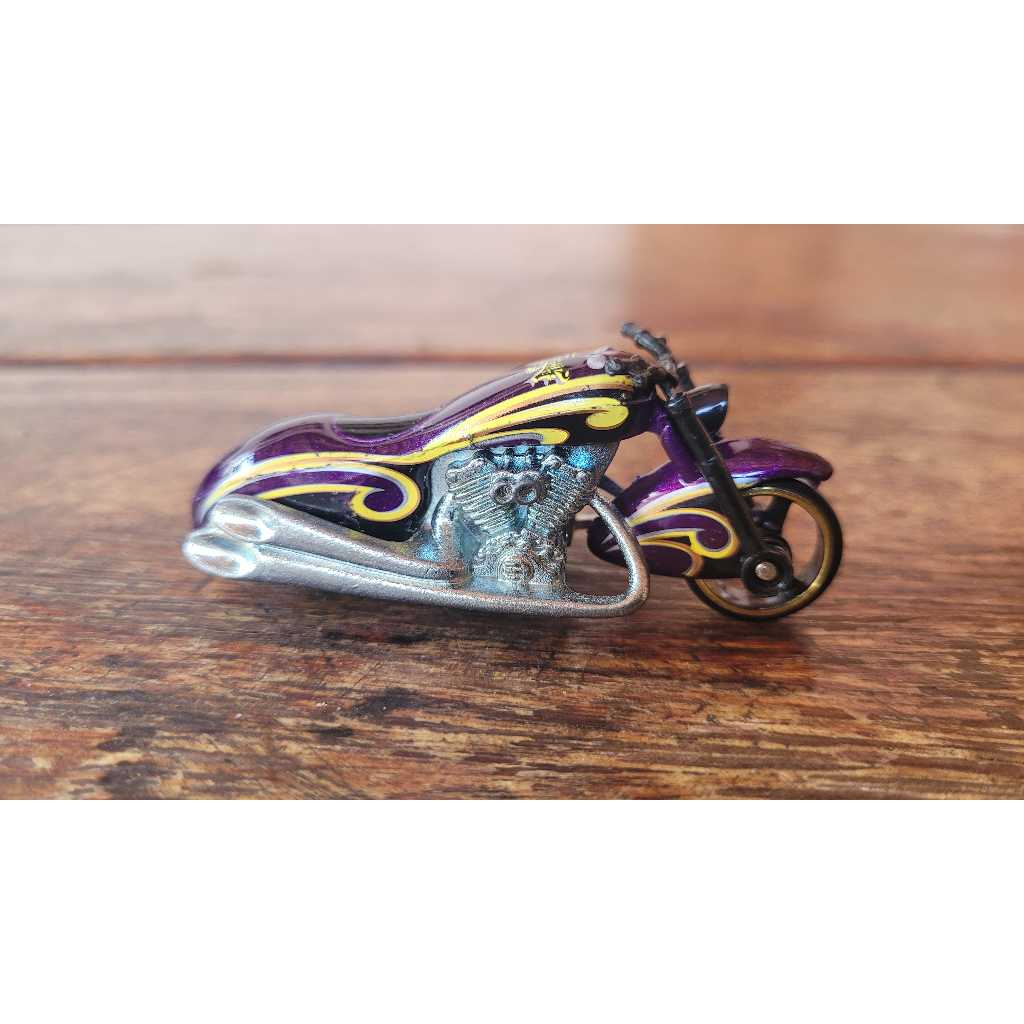 Hot Wheels - Moto Scorchin' Scooter Roxo - Open Stock 2006 (Fora