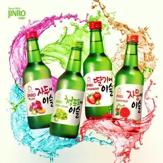 Kit 4 Sabores De Soju Bebida Destilada Coreana Sochu