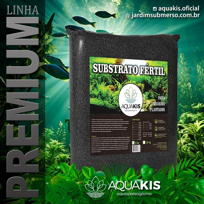 Substrato Fértil Aquakis para aquario plantado 10 kg | Shopee Brasil