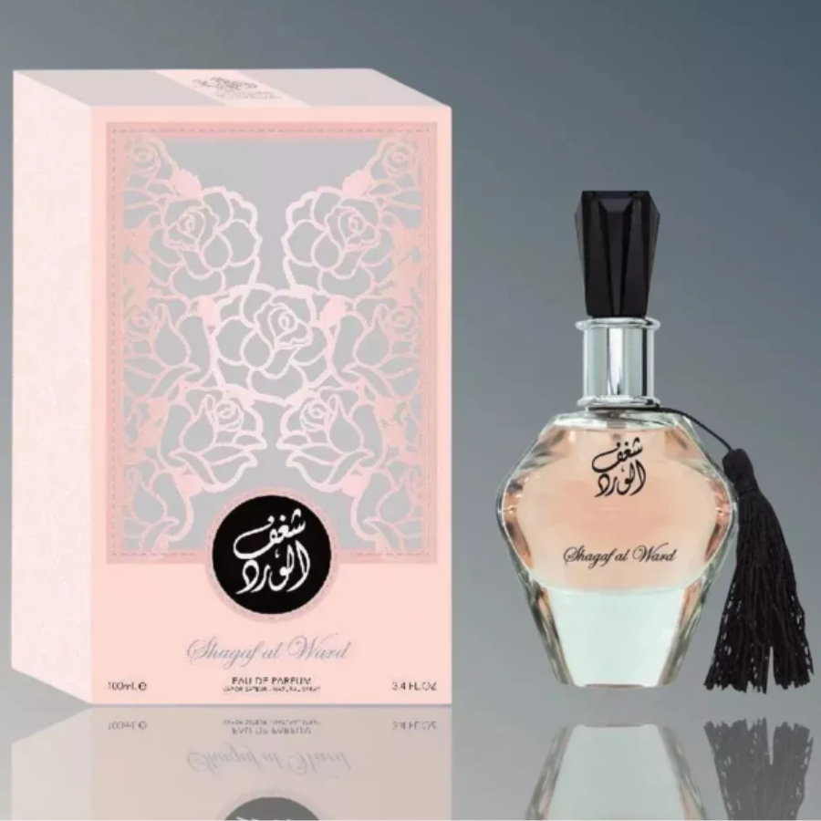 PERFUME ÁRABE FEMININO - ORIGINAL - 100ML - SHAGAF AL WARD - EAU