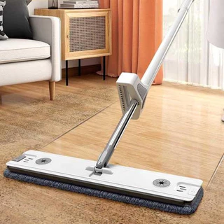Flat Mop Esfregão Rodo Mágico Lava Seca Tira Pó Seca Sozinho Líquido Refil Resistente