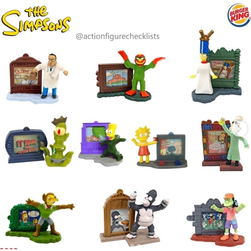 シンプソンズ SIMPSONS BURGER KING MEAL TOY Preços baixos em Os