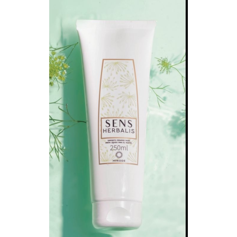 Sabonete Facial Cremoso Sens Herbalis com Extrato de Erva-doce Hinode 250ml
