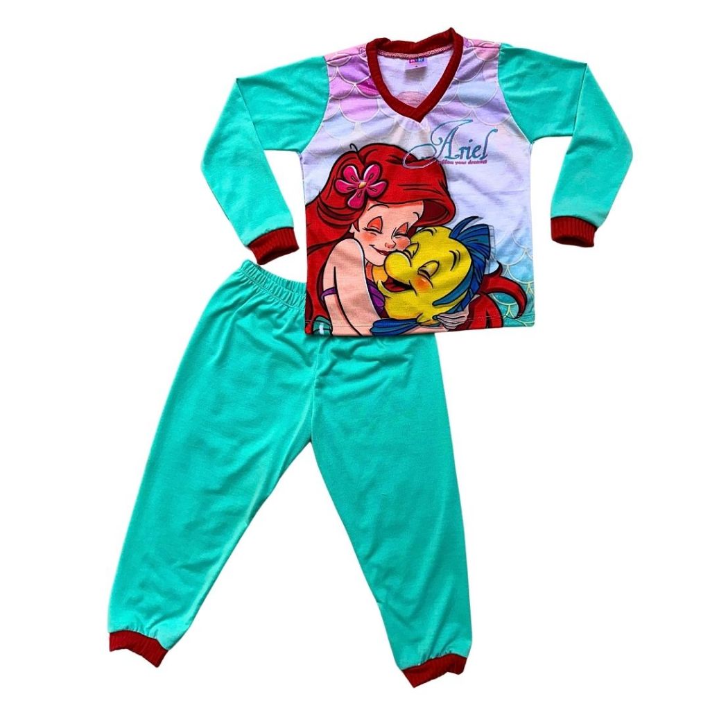 Pajamas Toddler Pijama De Ariel La Sirenita Para Niñas Producto