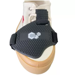 Protetor de Tenis Para Motos Troca Marcha Anti Derrapante Com Ajustavél Velcro
