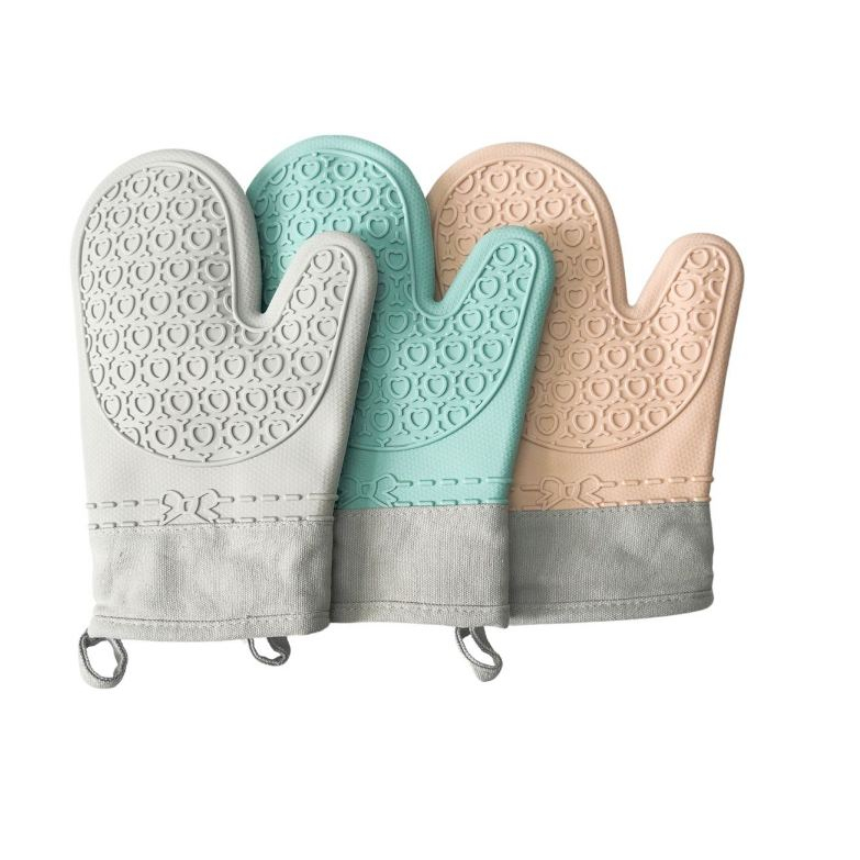 Luva Térmica De Forno E Fogão Para Cozinha Em Silicone Com Forro