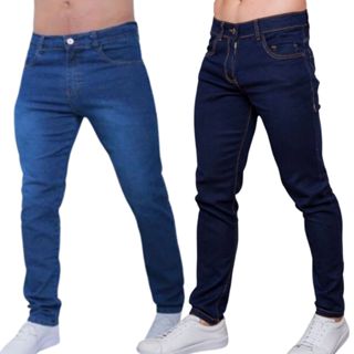 Calça Jeans Masculina Skinny Premium Com Elastano em Promoção na Shopee  Brasil 2024