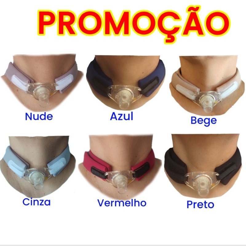 Fixador/Fita Para Traqueostomia/Adulto/Traqueolock Lavável
