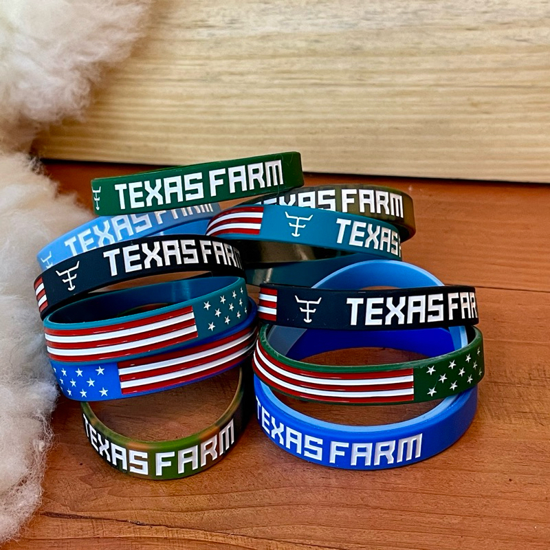 Pulseira Silicone Texas Farm Estilo Country