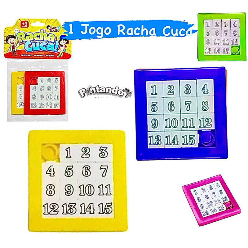 Jogo Racha Cuca Números Quebra Cabeça Beinquedo Divertido | Shopee Brasil