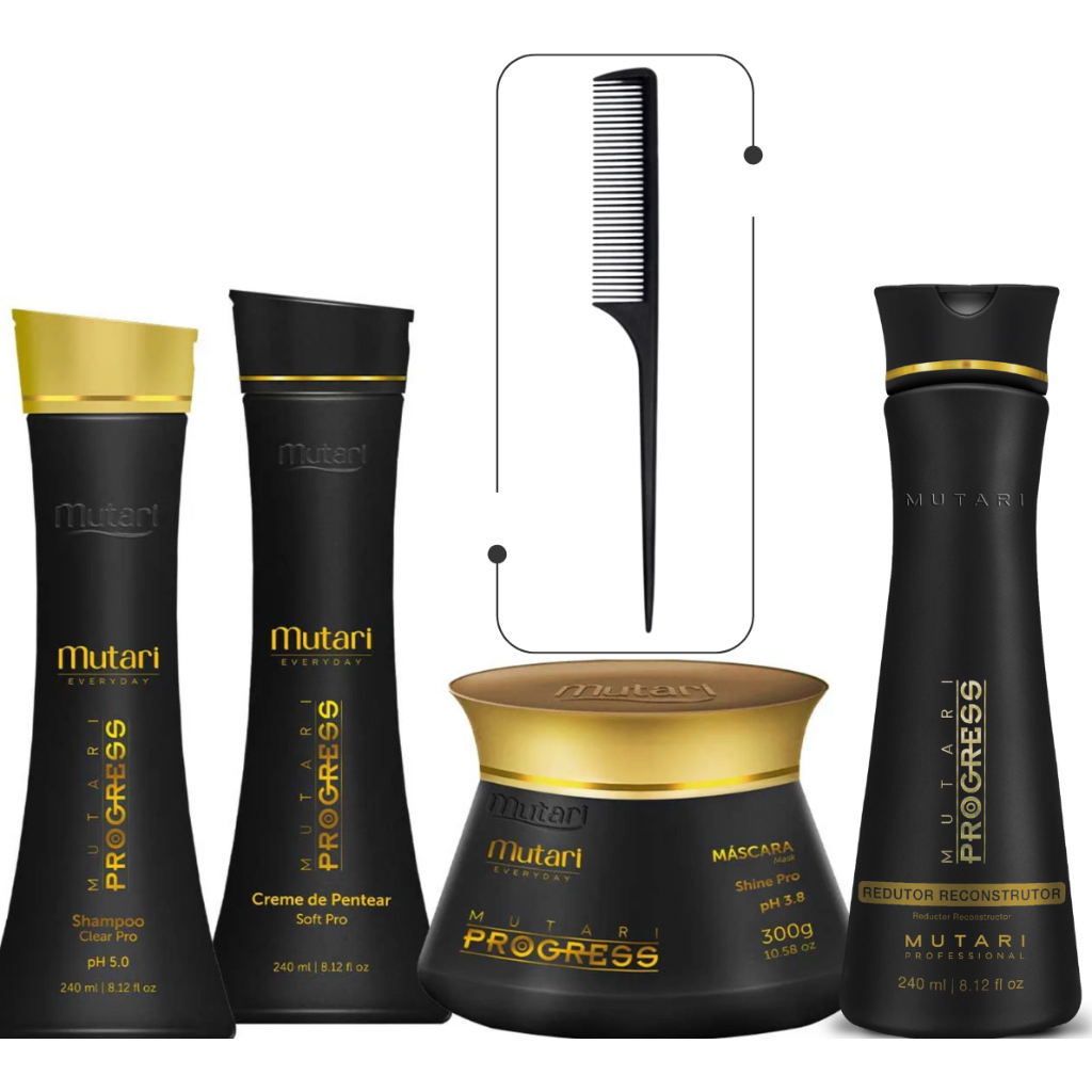 Kit Sempre Liso Mutari Progress 4 Itens | Shopee Brasil