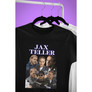 Camiseta série Sons of anarchy Samcro Jax Teller Algodão Unissex