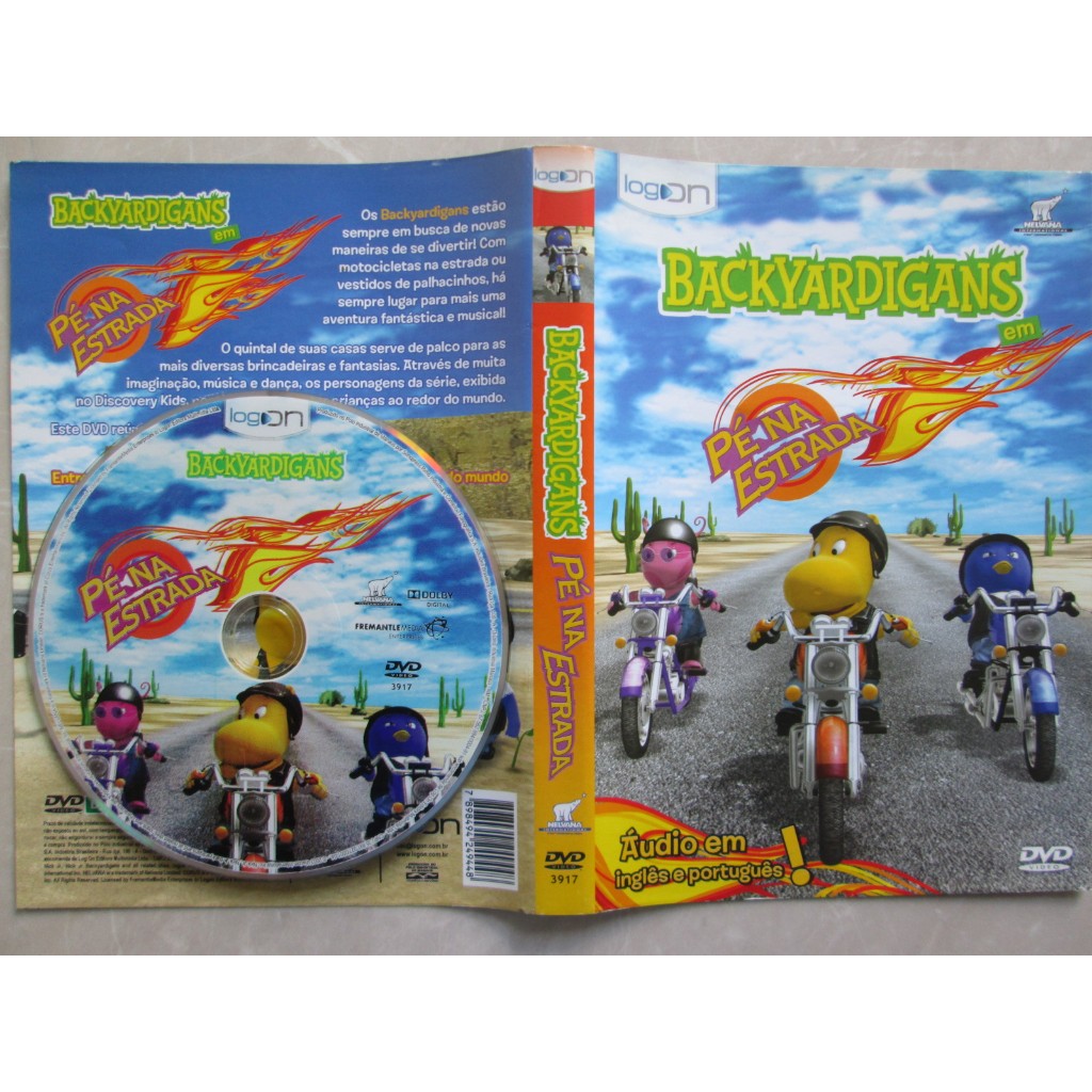 DVD - BACKYARDIGANS / Pé Na Estreda /Áudio Em Inglês E Português/O