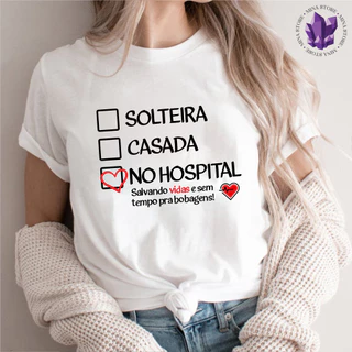 Camiseta Profissões Socorrista Enfermagem Medicina