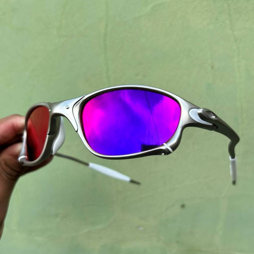 Óculos de sol double-x estilo juliet x-metal lentes com proteção UV400 ...