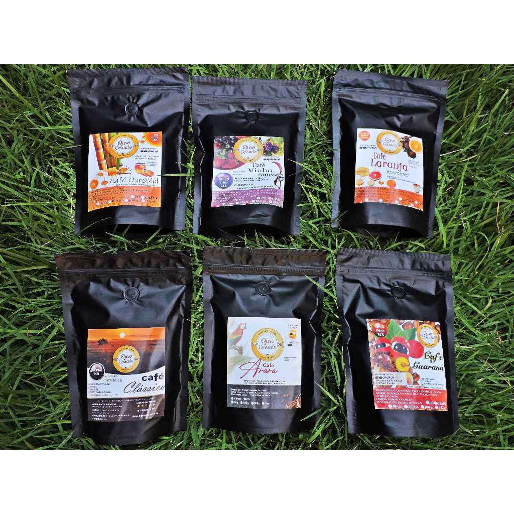 Kit 6 pacotes de 250g de cafés especiais