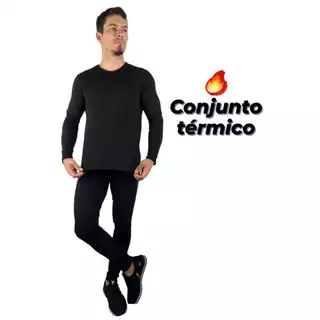 Conjunto Térmico Masculino/unissex Frio Intenso Extreme Calça + Blusa FlaneladA