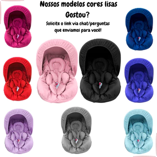 Kit 5 Peças para Bebê Conforto Capa Apoio de Corpo Microfibra Oferta Varias Cores Tamanho Universal em Oferta na Shopee