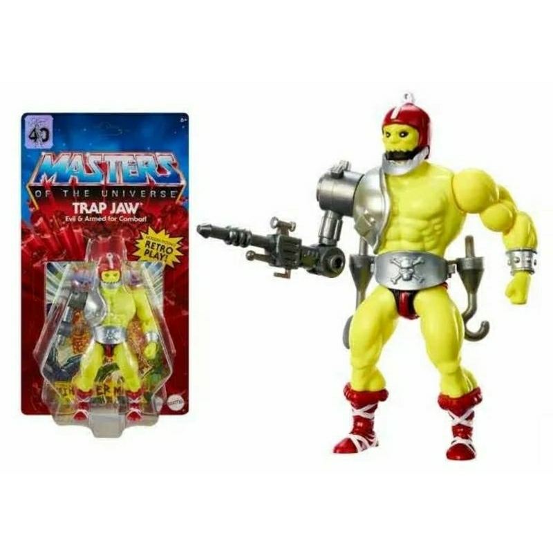 he man masters of the universe trap Jaw mandíbula novo lacrado original