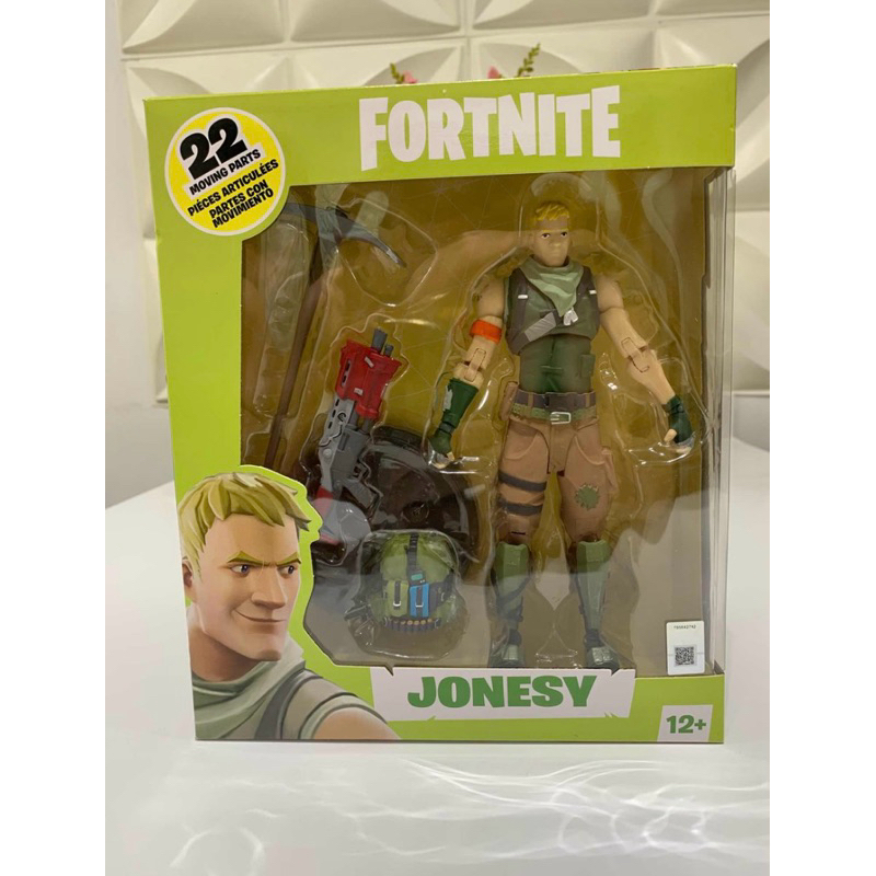 Boneco Action Figure Jonesy Original Fortnite completo Shopee Brasil