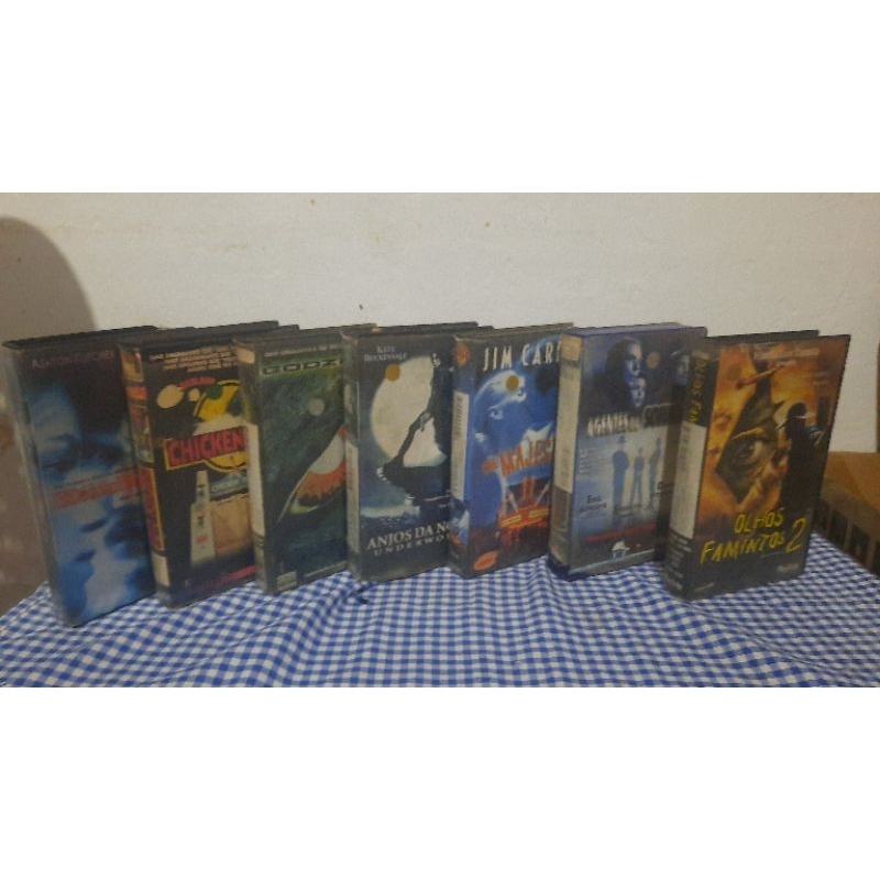 Lote 7 fitas VHS | Shopee Brasil