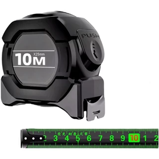 Trena Profissional Fita Métrica Fluorescente Trava 10 Metros
