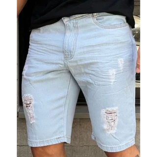 bermuda jeans masculina Premium top de linha