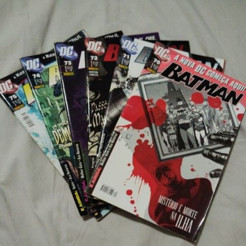 Batman (1ª série Panini Nº 70, 71, 72, 73, 74 e 75) | Shopee Brasil