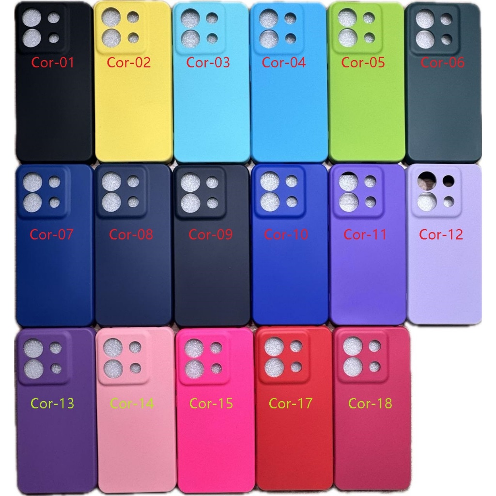 Capa Capinha Anti impacto Para Xiaomi Redmi Note 13 Pro 5G / Poco X6 - Com Interior Aveludado de Silicone / 30XM - CP 030