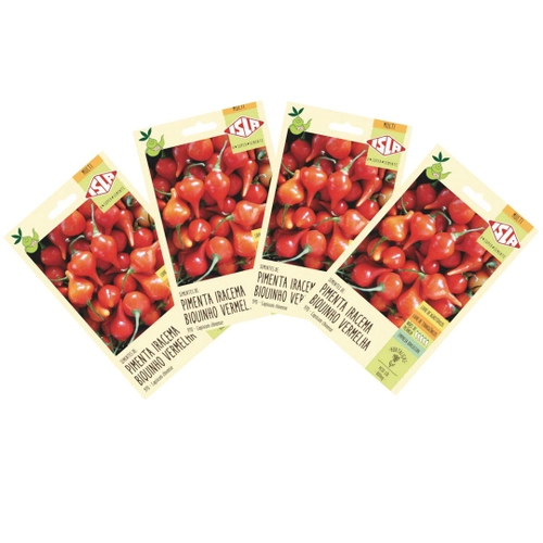 Sementes De Pimenta Biquinho Vermelha Iracema