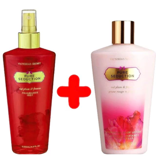 Kit Hidratante + Body Splash Victoria 250ml - Pure Seduction