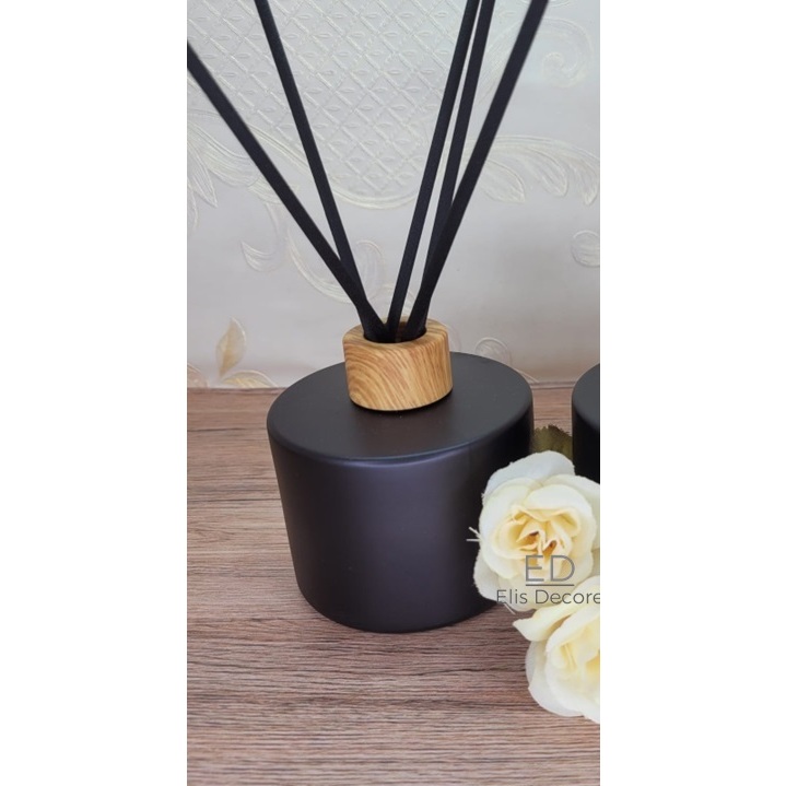 Aromatizador de Ambiente em Vidro Picollo Preto Fosco 240ml