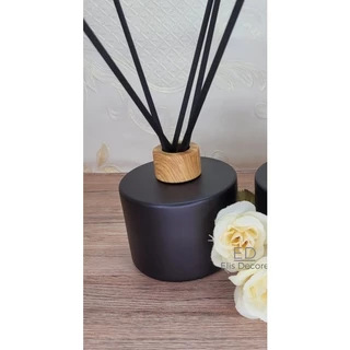 Aromatizador de Ambiente em Vidro Picollo Preto Fosco 240ml