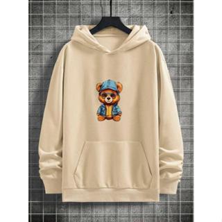 Moletom Canguru Unissex Masculino e Feminino Flanelado Blusa de Frio Promoção Urso