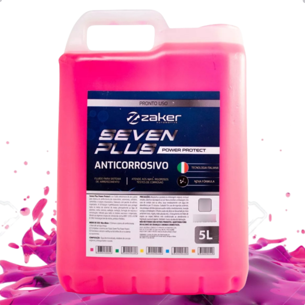 Aditivo Zaker Seven Plus Anticorrosivo Pronto uso Original 5 Litros ...