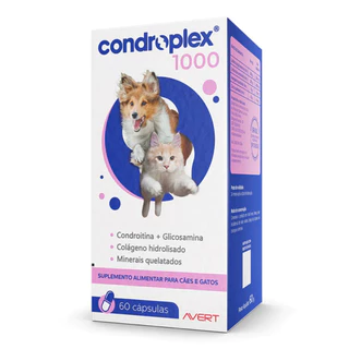 CondroPlex 1000 para Cães e Gatos Avert - 60 cápsulas