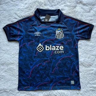 camisa santos azul em Promoção na Shopee Brasil 2024