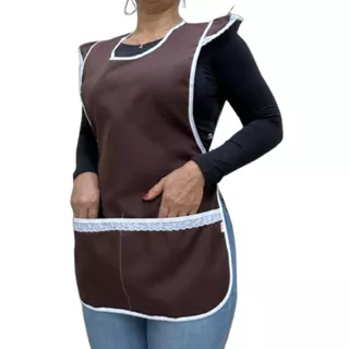 BATA AVENTAL MANGUINHA KIT 02 PEÇAS