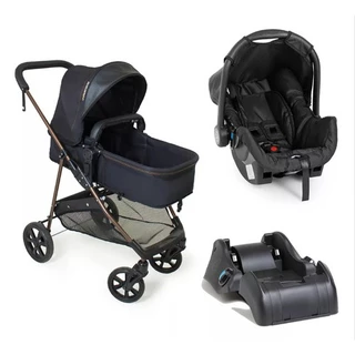 kIT Carrinho De Bebê Napoli + Bebê Conforto E Base para Carro Galzerano Oferta em Oferta na Shopee