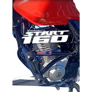 Protetor Slider Street Cage Stunt Race Original Start 160 Todos Anos Preto Brilho