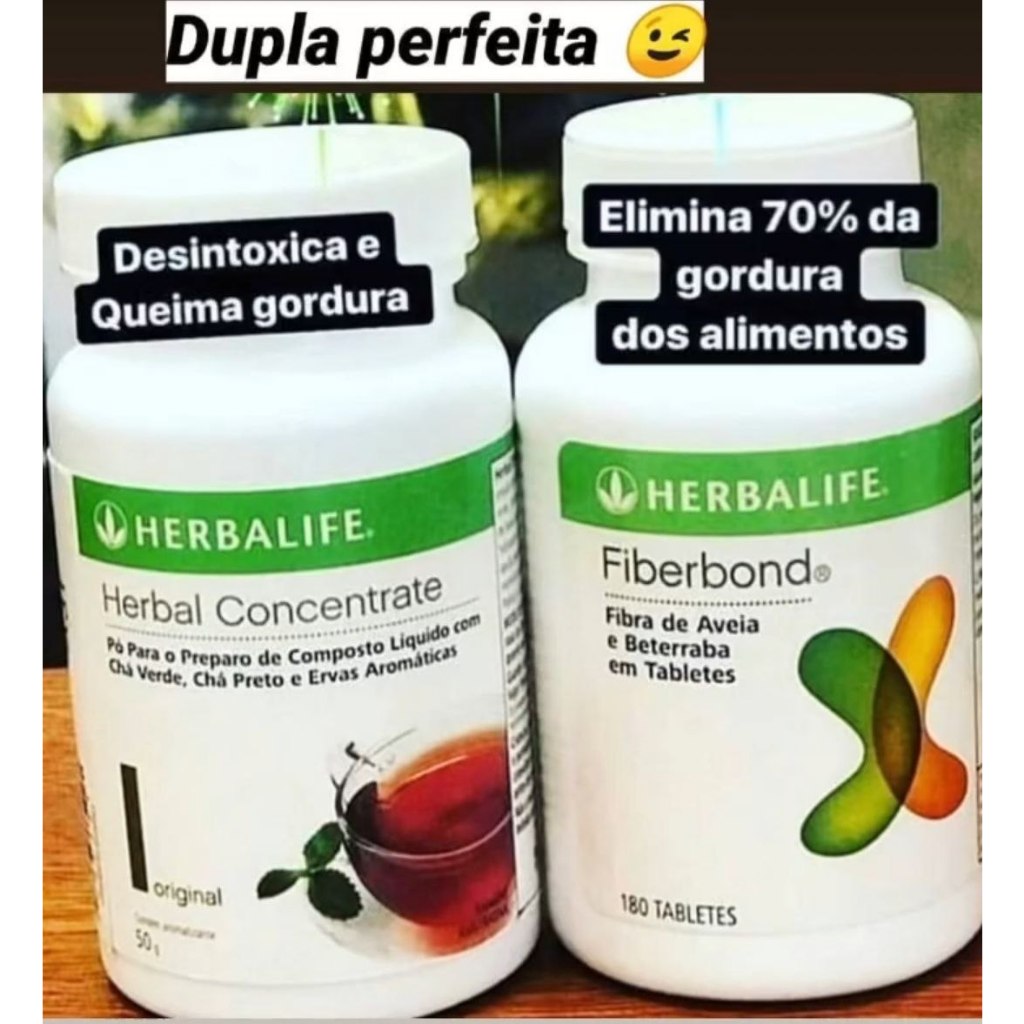 kit Ch verde 100gr Fiberbon Brinde Herbalife Shopee Brasil