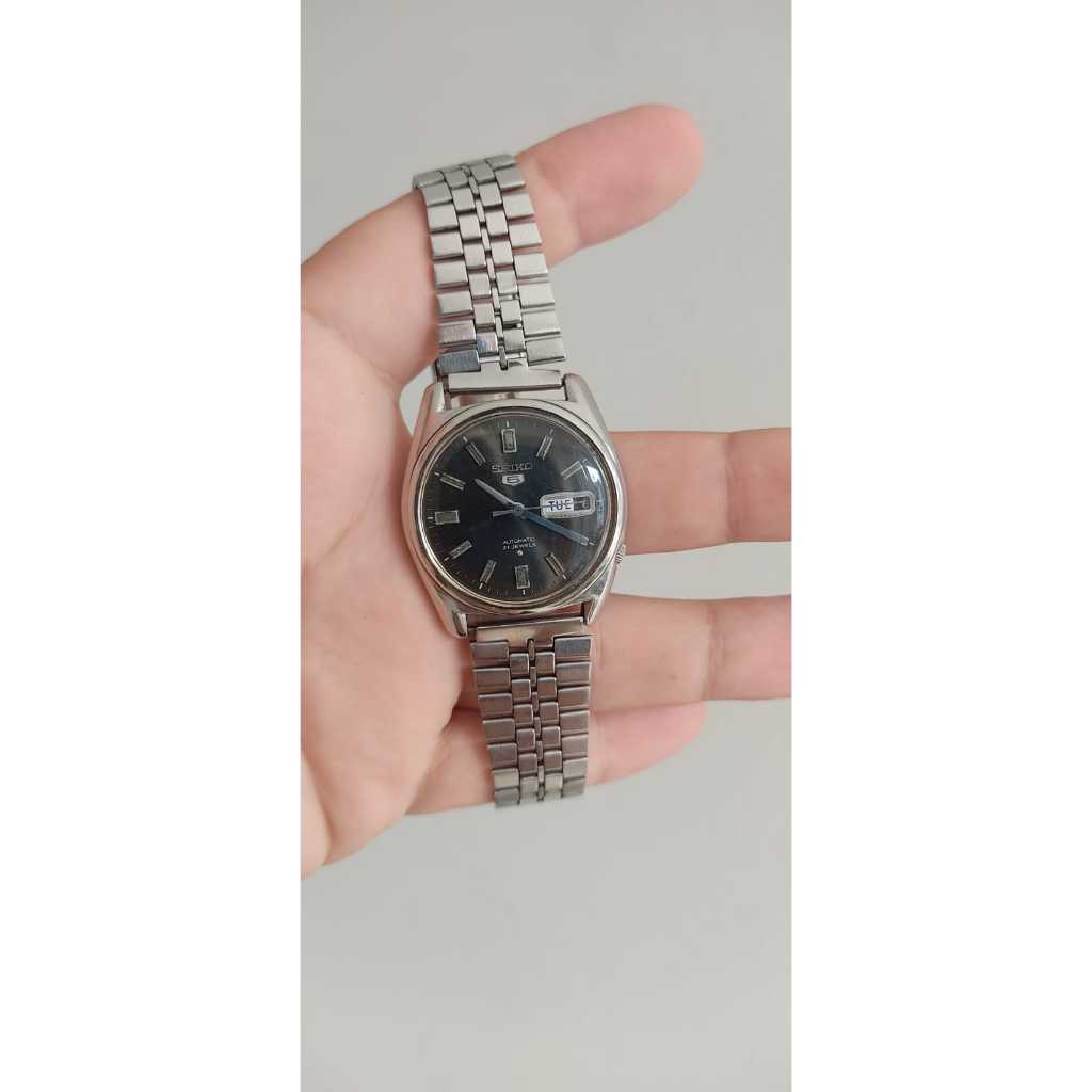 Relógio Seiko 5 - Seiko 6119 Grafite - Relógio Automático - Relógio Seiko Automático