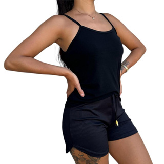 conjunto feminino short e blusa em Promoção na Shopee Brasil 2024