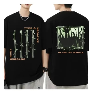 Camiseta Rock Gótico Streetwear Algodão Unissex
