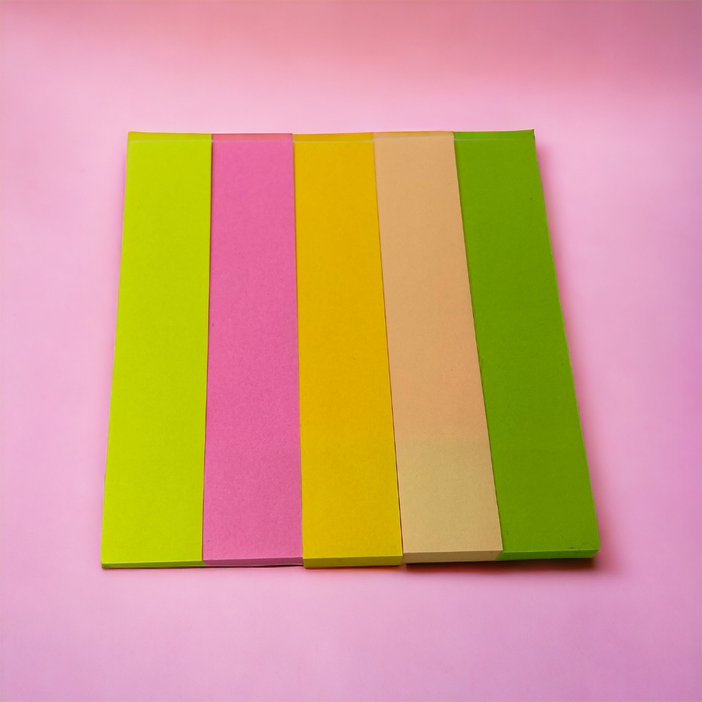 Kit De Mini Post-it Bloco de Anotação Adesivo Colorido Papelaria (Mini ...