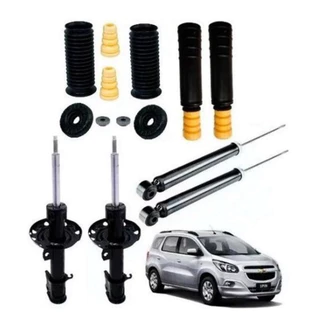 4 Amortecedor+ Kit Suspensão Spin 2012 2013 2014 2015 2016