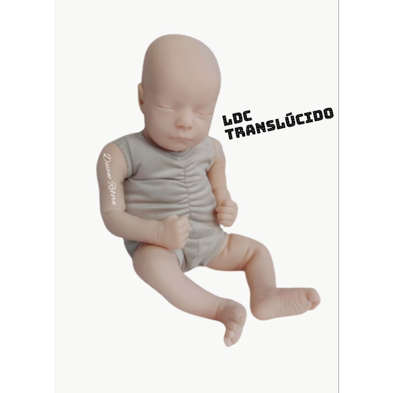 kit Molde Bebe Reborn Prematuro Callie c Corpinho Tecido Shopee Brasil