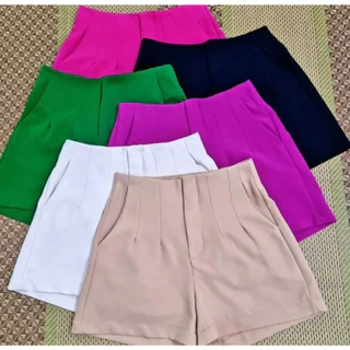 Short Alfaiataria Feminino Zara Com Zíper Na Lateral